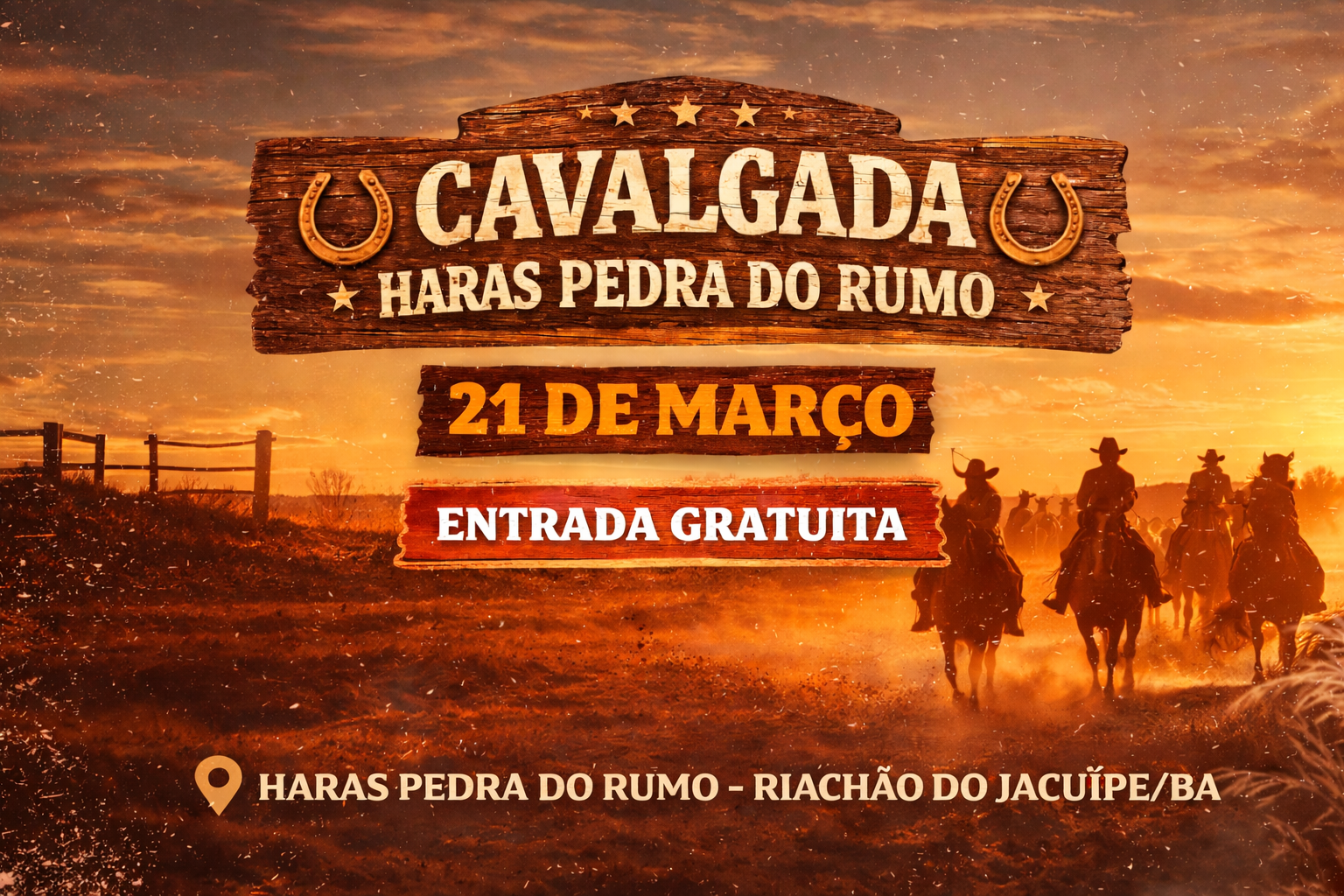 Banner da cavalgada